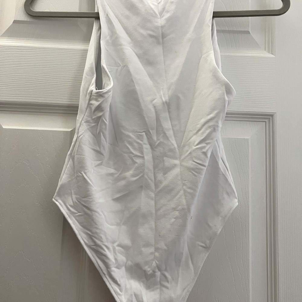 ZARA White cotton bodysuit